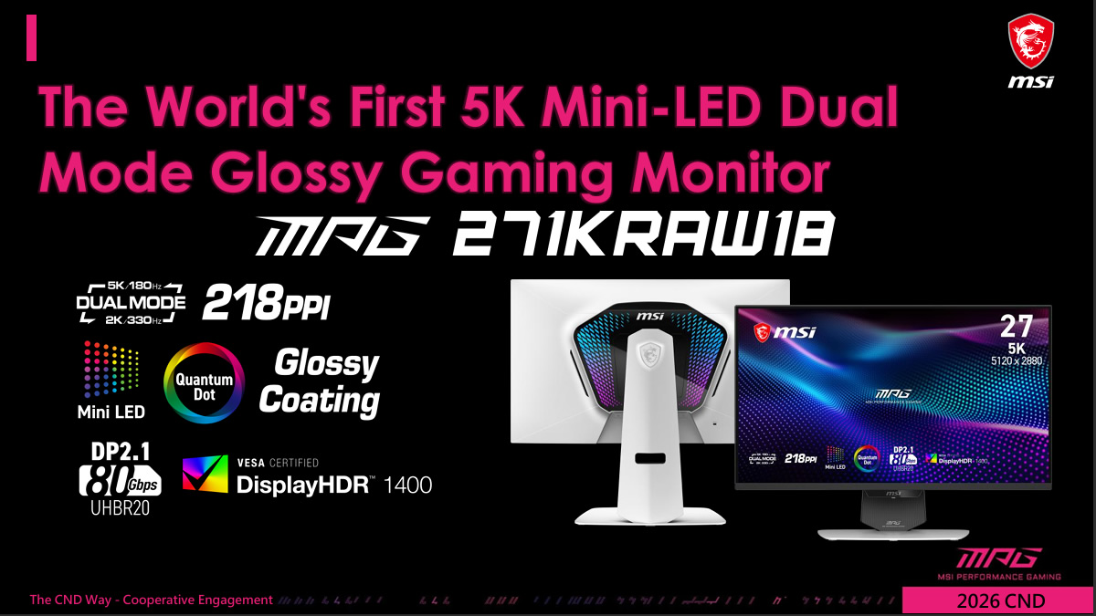 MSI and Gigabyte Launch 5K High Refresh Monitors